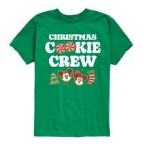 Disney - Mickey and Minnie Christmas Cookie Crew - Toddler & Youth Short Sleeve Graphic T-Shirt