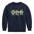 thumbnail image 1 of Disney - Mickey and Minnie Jolly Happy Merry Christmas - Toddler & Youth Crewneck Fleece Sweatshirt, 1 of 5