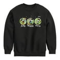 thumbnail image 1 of Disney - Mickey and Minnie Jolly Happy Merry Christmas - Toddler & Youth Crewneck Fleece Sweatshirt, 1 of 5