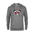 thumbnail image 1 of Disney Mickey and Minnie Love Gaze Hearts - Pullover Hoodie for Adults - Customized-Graphite Heather, 1 of 5