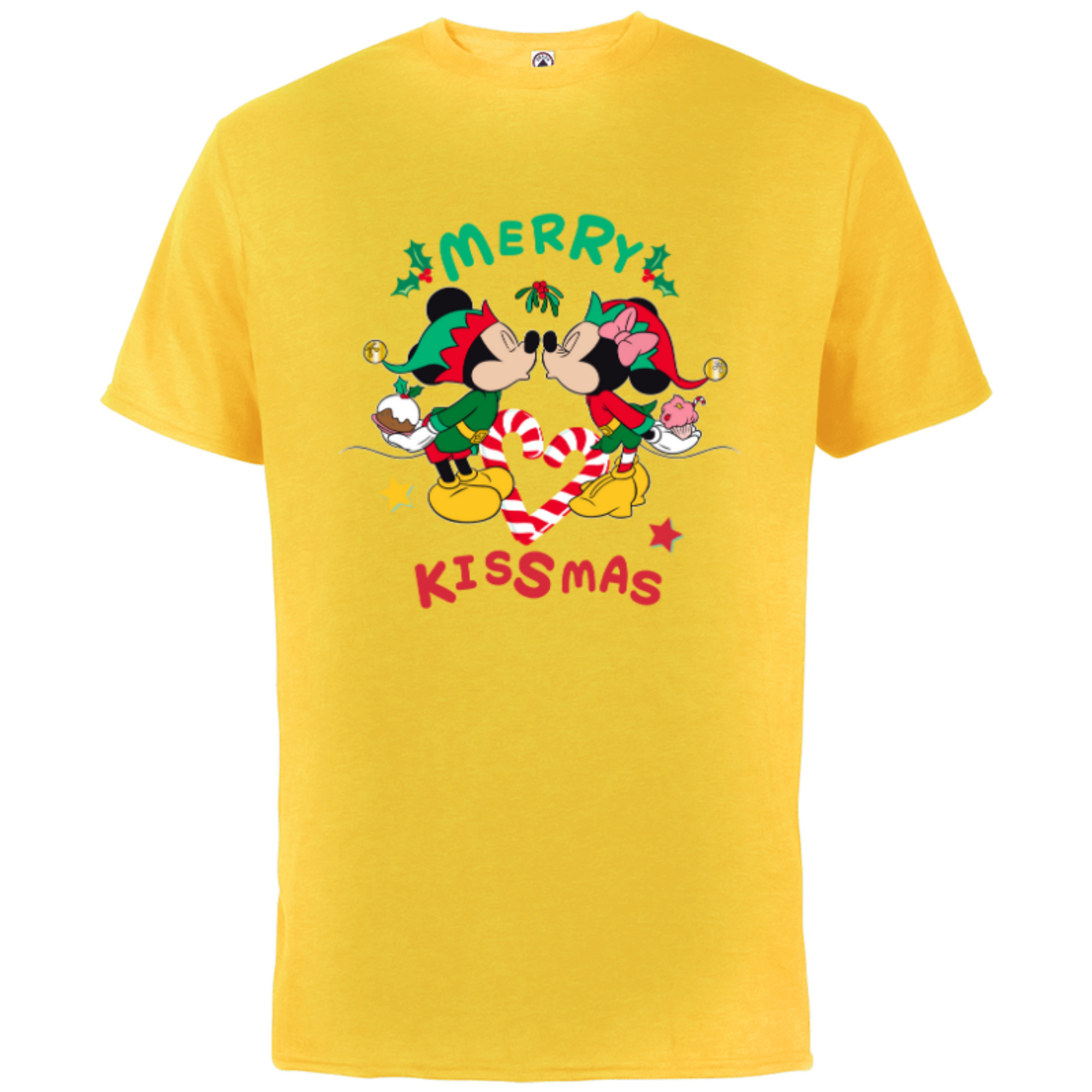 T-shirt Mickey Noël – Gildan Softstyle – Unisexe – Coton – Modèle Rétro