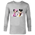 thumbnail image 1 of Disney Mickey and Minnie Mouse Easter Bunnies - Long Sleeve T-Shirt for Men - Customized-Athletic Heather, 1 of 5