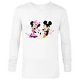 thumbnail image 1 of Disney Mickey and Minnie Mouse Easter Bunnies - Long Sleeve T-Shirt for Men - Customized-White, 1 of 5