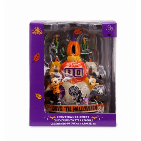 Disney Happy Halloween Mickey Minnie Figaro Countdown Calendar New with Box