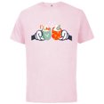 thumbnail image 1 of Disney Mickey and Minnie Mouse Holiday Christmas Cocoa Mugs - Short Sleeve Cotton T-Shirt for Adults - Customized-Soft Pink, 1 of 5