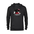 thumbnail image 1 of Disney Mickey and Minnie Mouse Silhouettes Forever - Pullover Hoodie for Adults -Customized-Black, 1 of 5
