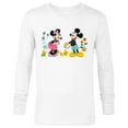 thumbnail image 1 of Disney Mickey and Minnie Mouse Springtime Easter - Long Sleeve T-Shirt for Men - Customized-White, 1 of 5