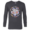 thumbnail image 1 of Disney Mickey and Minnie Mouse Together We Bloom Springtime - Long Sleeve T-Shirt for Men - Customized-Charcoal Heather, 1 of 5