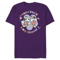 thumbnail image 1 of Disney Mickey and Minnie Mouse Together We Bloom Springtime - Short Sleeve Blended T-Shirt for Adults - Customized-Purple, 1 of 5