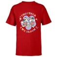thumbnail image 1 of Disney Mickey and Minnie Mouse Together We Bloom Springtime - Short Sleeve T-Shirt for Kids - Customized-Red, 1 of 5