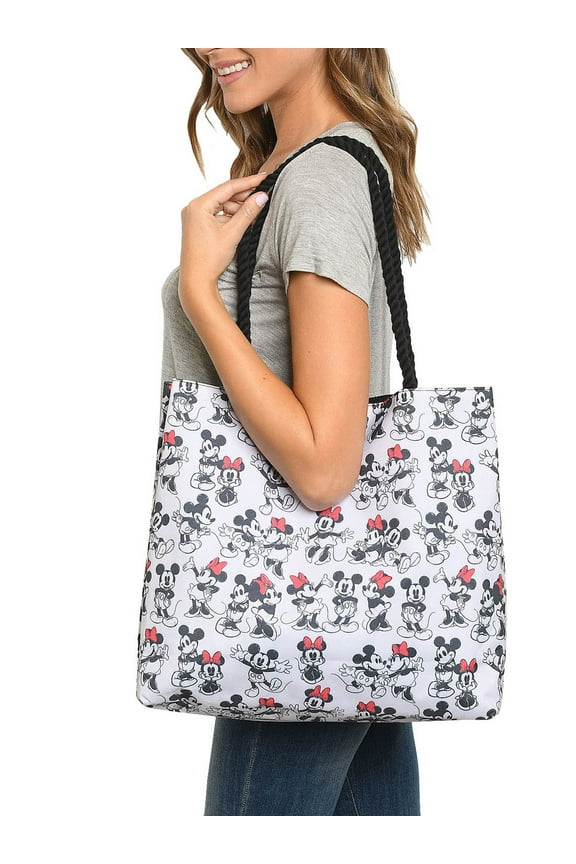 Disney Mickey and Minnie Mouse Tote Bag Carry-on Travel Beach Bag