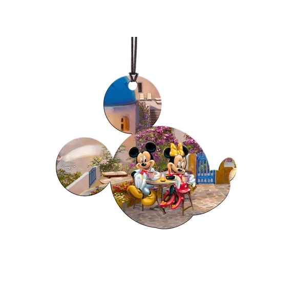 Disney (Mickey and Minnie Mouse in Greece) Hanging Acrylic Print ACPMICKEY647