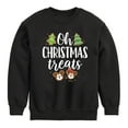 thumbnail image 1 of Disney - Mickey and Minnie Oh Christmas Treats - Toddler & Youth Crewneck Fleece Sweatshirt, 1 of 5