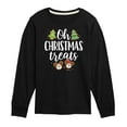 thumbnail image 1 of Disney - Mickey and Minnie Oh Christmas Treats - Toddler & Youth Long Sleeve Graphic T-Shirt, 1 of 5