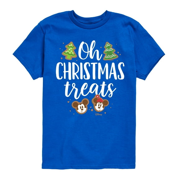 Disney - Mickey and Minnie Oh Christmas Treats - Toddler & Youth Short Sleeve Graphic T-Shirt
