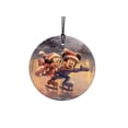 thumbnail image 1 of Disney (Mickey and Minnie Sweetheart Holiday, Ice Skating) StarFire Prints™ Hanging Glass Print SPCIR693, 1 of 1