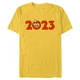 thumbnail image 1 of Disney Mickey and the Gang 2023 100th Anniversary New Year - Short Sleeve Blended T-Shirt for Adults - Customized-Yellow, 1 of 5