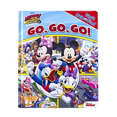 Disney Mickey and the Roadster Racers: Go, Go, Go! Look and Find (Board Book)