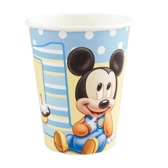 Mickey Mouse 1st Birthday 9oz Paper Cups (8ct)