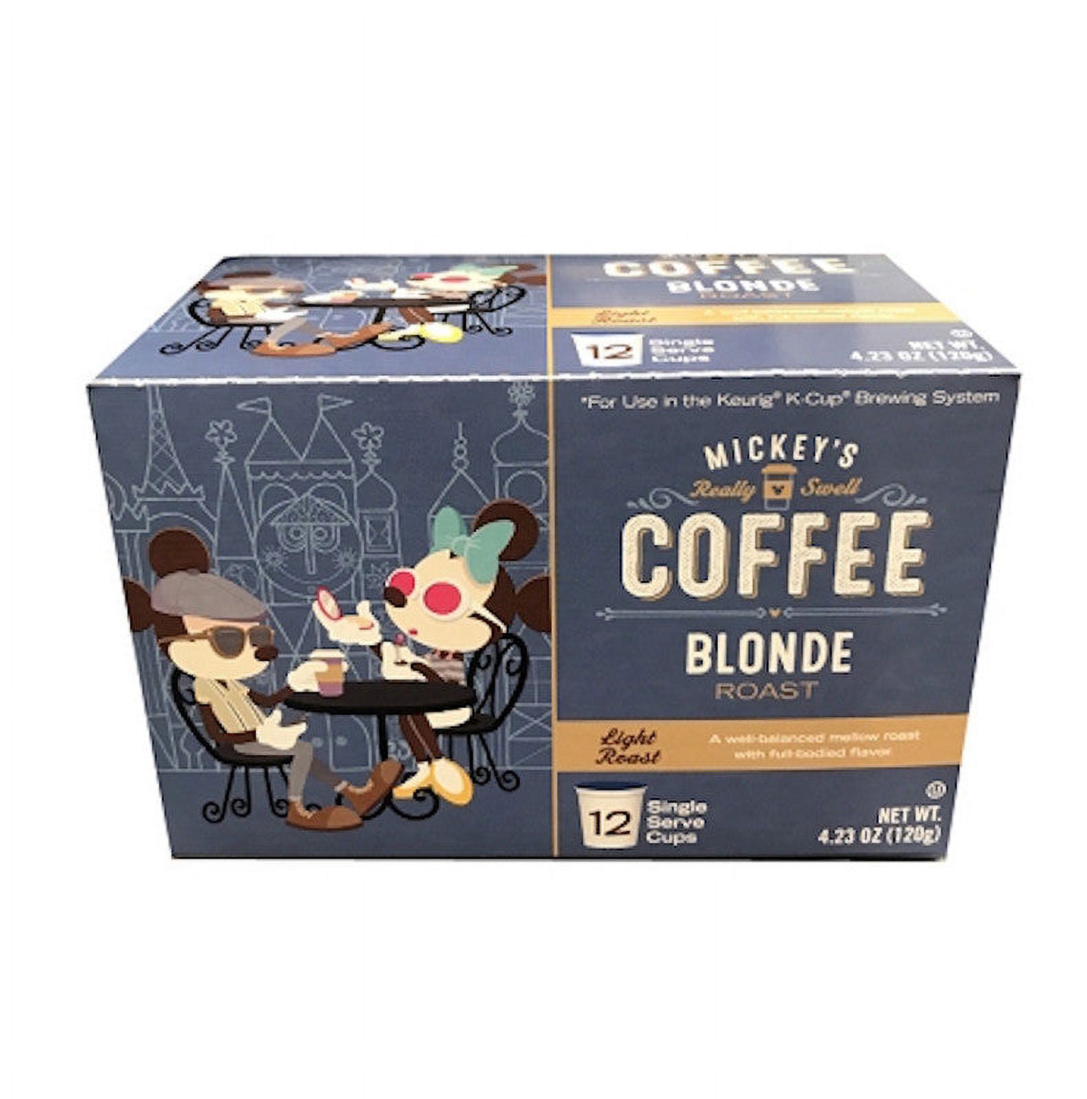 Disney Mickey's Coffee Blonde Roast Light Roast 12 Keurig K-Cup New Sealed - image 1 of 3
