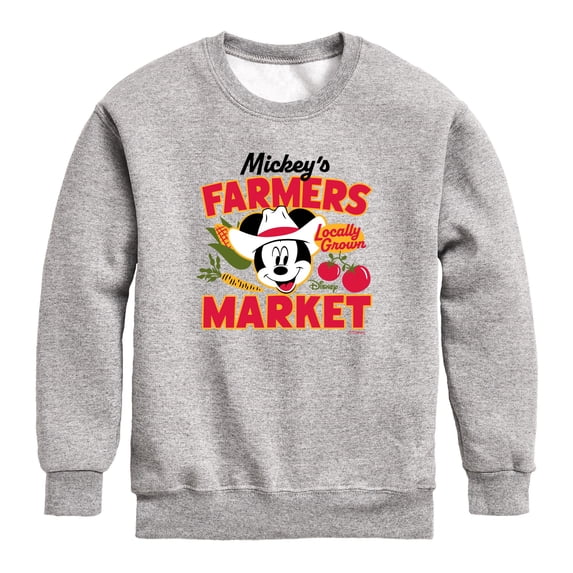 Disney - Mickey's Farmers Market - Toddler Boys Fleece Crew Sweatshirt