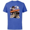 thumbnail image 1 of Disney Mickey’s Halloween Trick or Treat Candy Co. - Short Sleeve Cotton T-Shirt for Adults - Customized-Royal Heather, 1 of 5