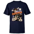 thumbnail image 1 of Disney Mickey’s Halloween Trick or Treat Candy Co. - Short Sleeve T-Shirt for Kids - Customized-Navy, 1 of 5