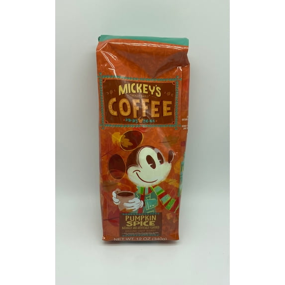 Disney Mickey's Really Swell Coffee Pumpkin Spice Flavored 12oz. New Sealed