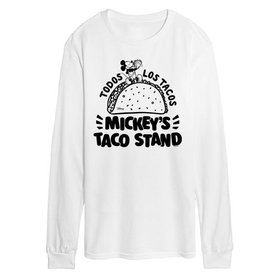 Disney - Mickey's Taco Stand - Men's Long Sleeve Graphic T-Shirt