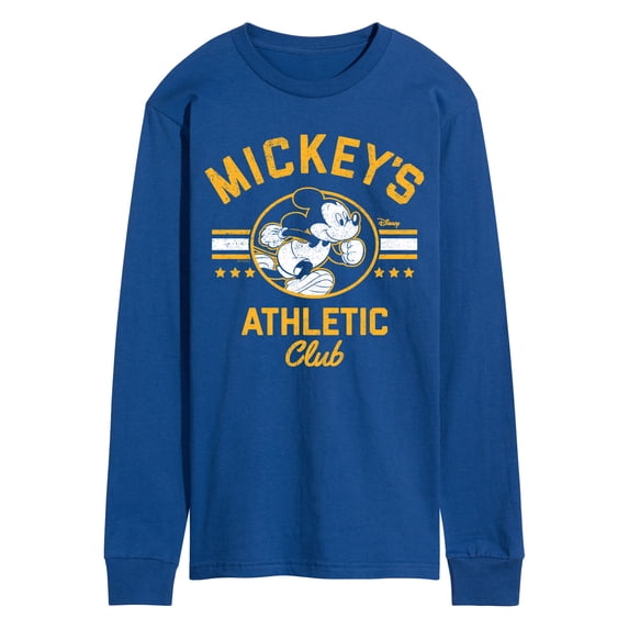 Disney - Mickeys Athletic Club - Men's Long Sleeve Graphic T-Shirt