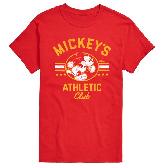 Disney - Mickeys Athletic Club - Men's Short Sleeve Graphic T-Shirt