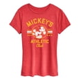thumbnail image 1 of Disney - Mickeys Athletic Club - Women's Short Sleeve Graphic T-Shirt, 1 of 4
