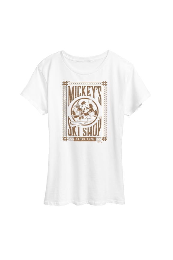- Mickey's Ski Shop - Women's Short Sleeve Graphic T-Shirt