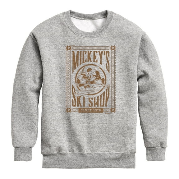 Disney - Mickeys Ski Shop - Toddler & Youth Crewneck Fleece Sweatshirt