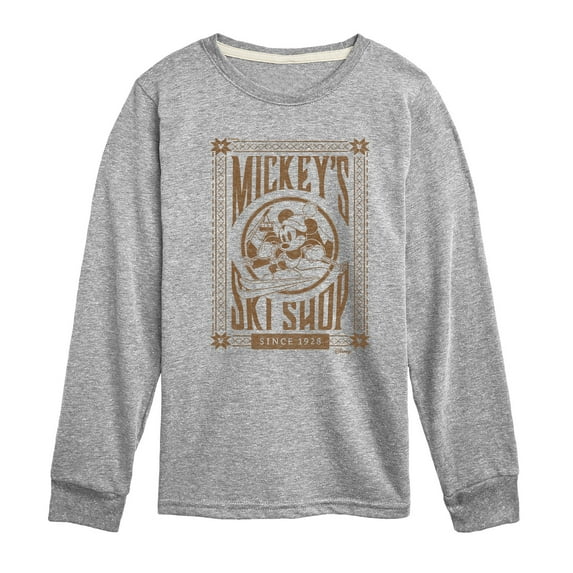 Disney - Mickeys Ski Shop - Toddler & Youth Long Sleeve Graphic T-Shirt