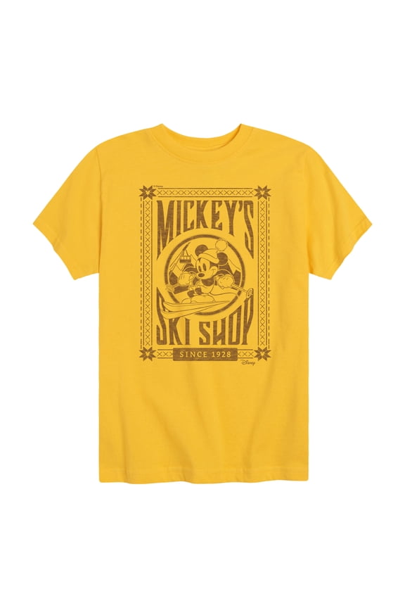 - Mickeys Ski Shop - Toddler & Youth Short Sleeve Graphic T-Shirt