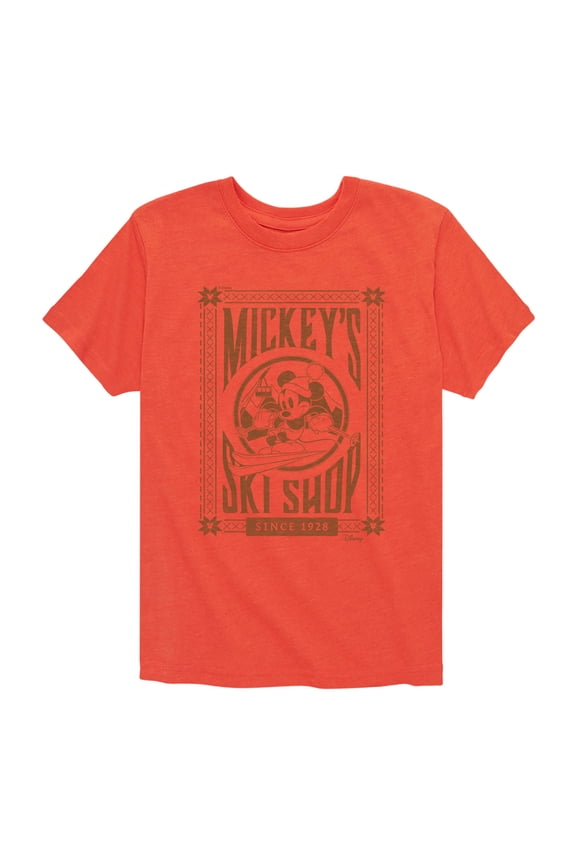 - Mickeys Ski Shop - Toddler & Youth Short Sleeve Graphic T-Shirt