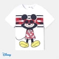thumbnail image 1 of Disney Micky Mouse Men Graphic Tee Short Sleeve T-Shirt Family Matching Tops for Father's Day Sizes M-XXL, 1 of 6