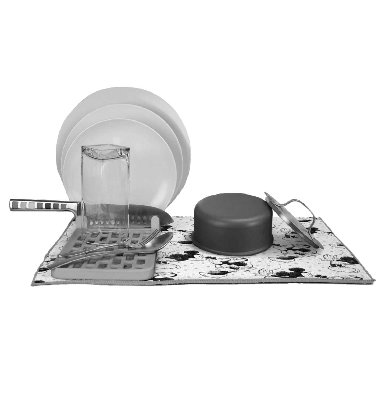 Microfiber Dish Drying Mat - 3-Piece
