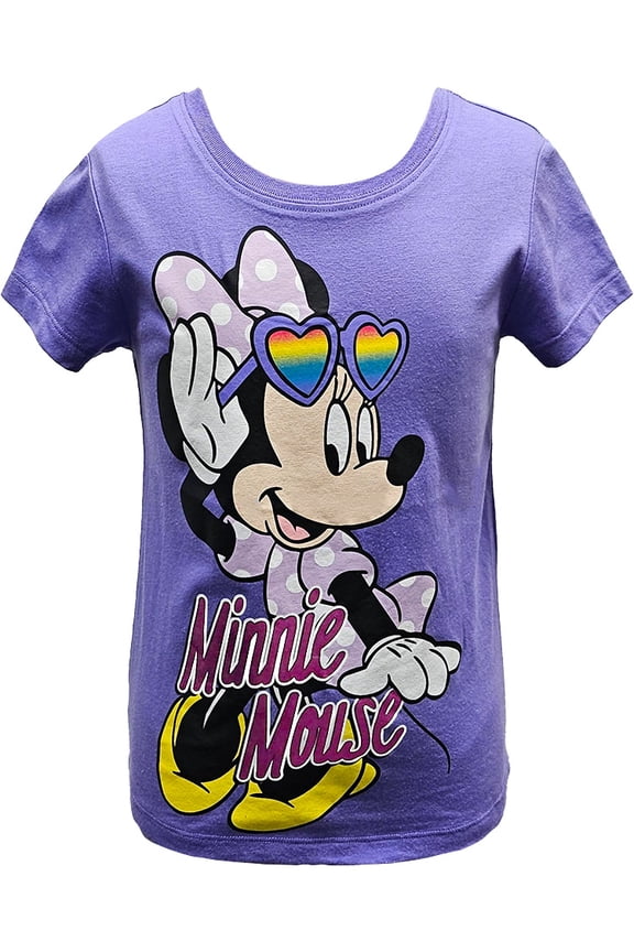 Minnie Mouse Youth Fashion Tee, (Girl's) XS-L