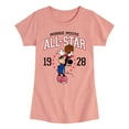 thumbnail image 1 of Disney - Minnie All-Star 1928 - Toddler And Youth Girls Short Sleeve Graphic T-Shirt, 1 of 4