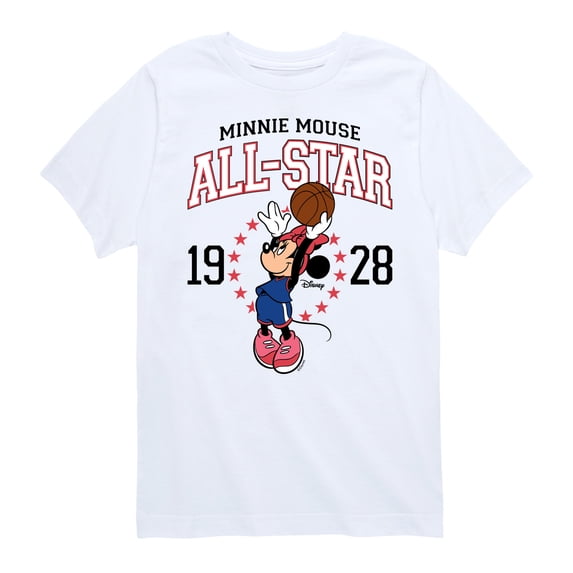 Disney - Minnie All - Toddler And Youth Short Sleeve Graphic T-Shirt