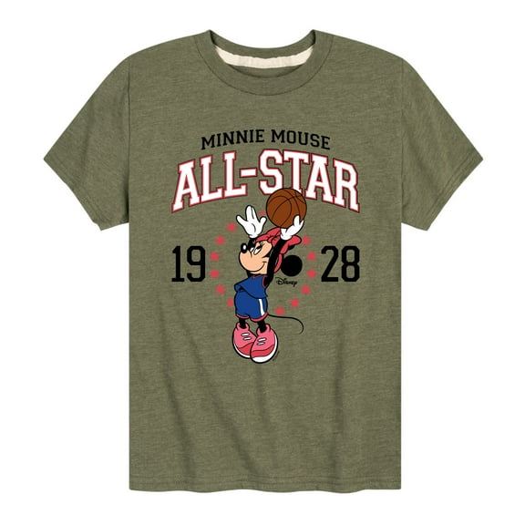 Disney - Minnie All - Toddler And Youth Short Sleeve Graphic T-Shirt