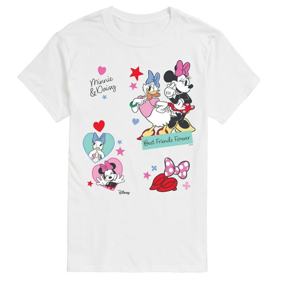 Disney - Minnie And Daisy Best Friends Forever - Men's Short Sleeve Graphic T-Shirt