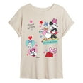 thumbnail image 1 of Disney - Minnie And Daisy Placement Oversized - Womens Oversized Graphic T-Shirt, 1 of 4