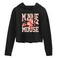 thumbnail image 1 of Disney - Minnie Arms Up - Juniors Cropped Pullover Hoodie, 1 of 5