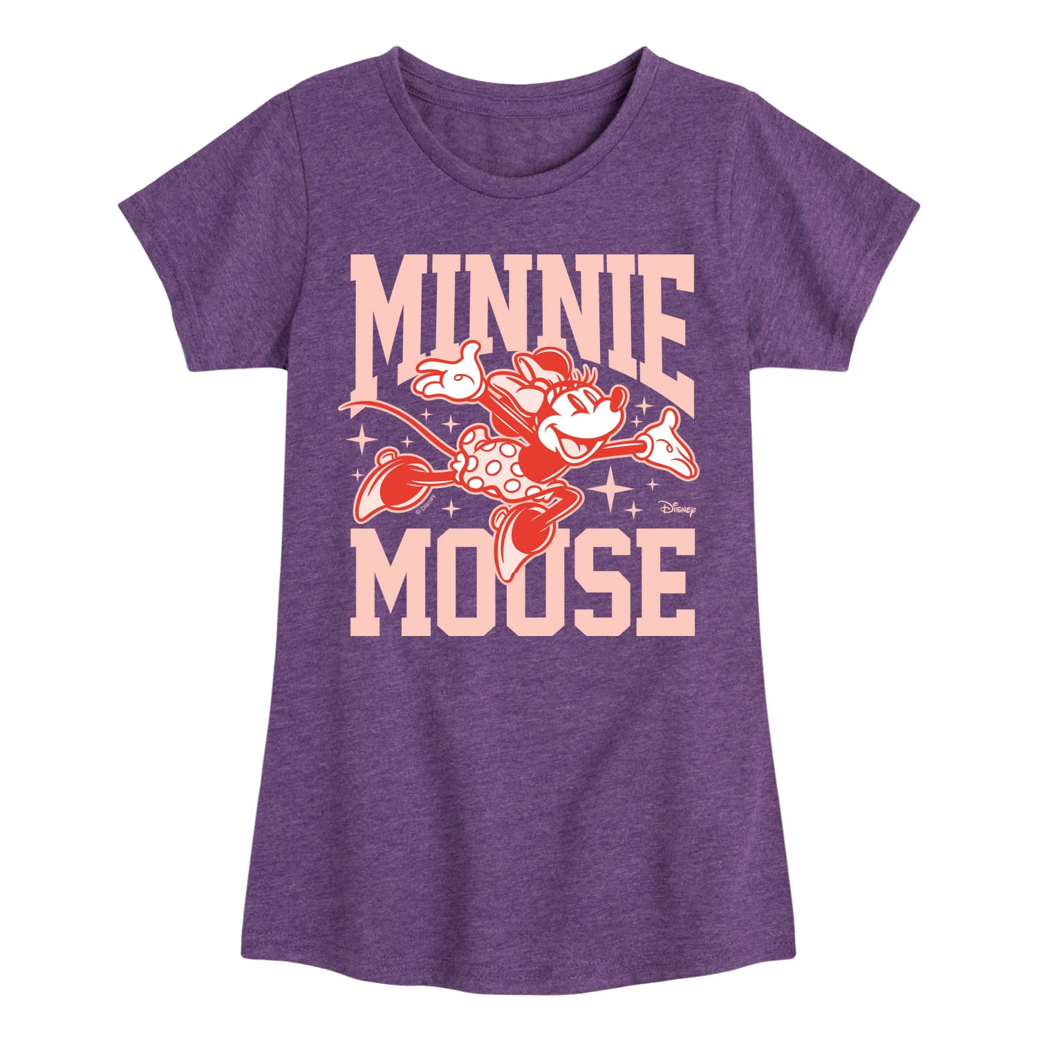 Disney - Minnie Arms Up - Toddler & Youth Girls Short Sleeve Graphic T ...