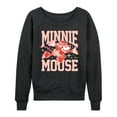 thumbnail image 1 of Disney - Minnie Arms Up - Women's Lightweight French Terry Long Sleeve Shirt, 1 of 5