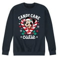 thumbnail image 1 of Disney - Minnie Candy Cane Cutie - Men's Crew Fleece Sweatshirt Sweatshirt, 1 of 5