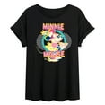 thumbnail image 1 of Disney - Minnie Circle Frame - Women's Oversized T-Shirt, 1 of 5